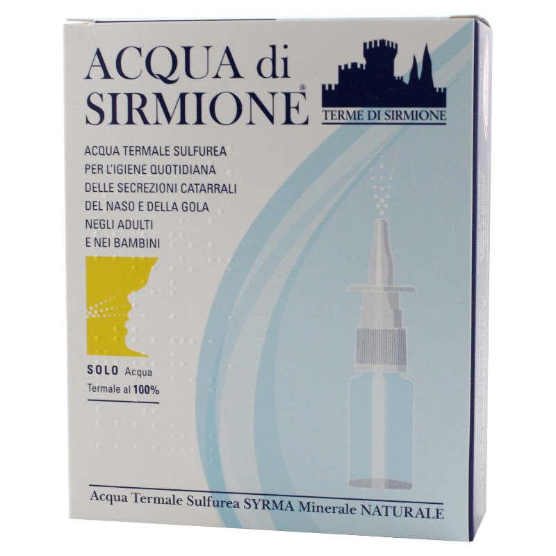 Acqua Sirmione Minerale Naturale Sulfurea 6 Flaconcini da 15 Ml