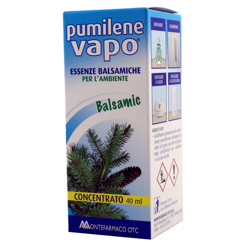 Montefarmaco Pumilene Vapo Duo con Diffusore 2 Flaconi x 40 ml