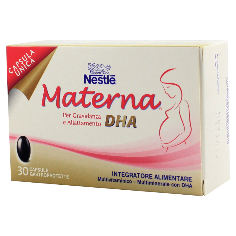 NESTLE MATERNA DHA 30CPS UNICA | Econviene.it