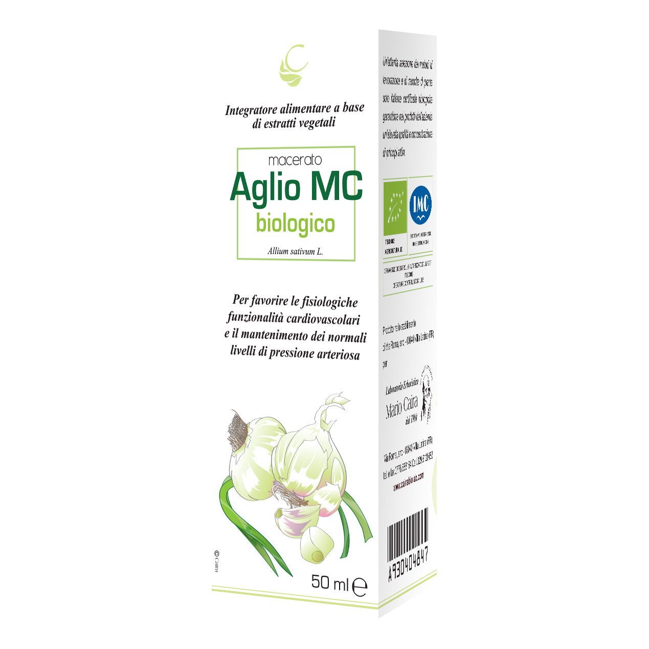 AGLIO MACERATO IDROALCOLICO BIO GOCCE 50 ML