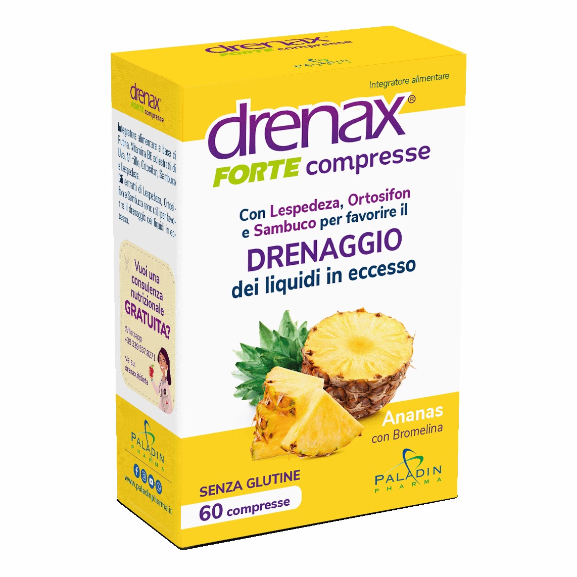 DRENAX FORTE ANANAS 60 CPR