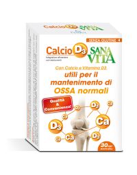 SANAVITA CALCIO VITAMINA D3 30 COMPRESSE