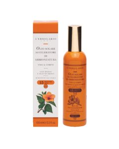 L'RBOLARIO OLIO SOLARE ACCELERATORE ABBRONZATURA SPF15 100 ML