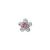 INVERNESS KIT FORATURA E ORECCHINI FIORE CRYSTAL/ROSA GAMBO TITANIO R120ST