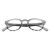 OCCHIALE DA LETTURA TWINS PLATINUM RETRO GRIGIO +2,00
