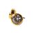 ORECCHINO POST-FORATURA FAT GOLDEN BEZEL BJT961S