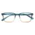 OCCHIALE DA LETTURA SILVER POP BLU MARRONE +2,50