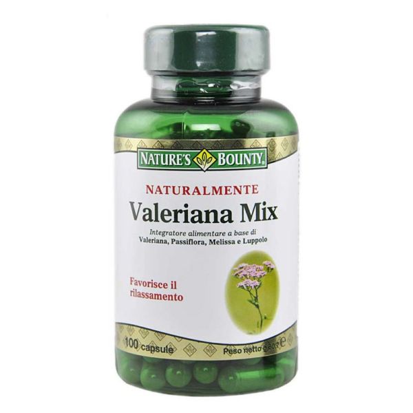 NATURE’S BOUNTY NATURALMENTE VALERIANA MIX 100 CAPSULE
