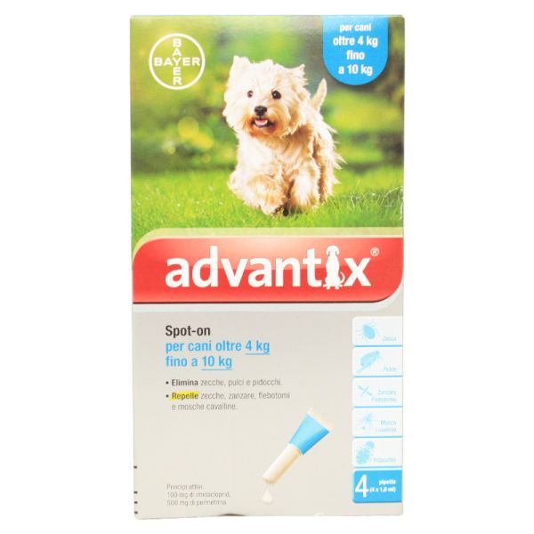 ADVANTIX SPOT-ON CANI DA 4 KG A 10 KG