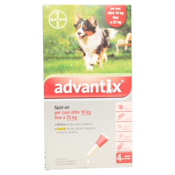 ADVANTIX SPOT-ON CANI DA 10 KG A 25 KG