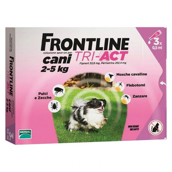 FRONTLINE TRI-ACT 3 PIPETTE X 0,5 ML