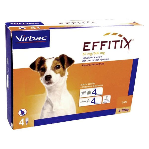 EFFITIX CANI DAI 4 - 10 KG 4 PIPETTE