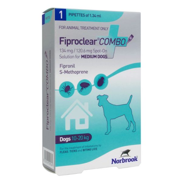 FIPROCLEAR COMBO 1 PIPETTA X CANI 10-20 KG