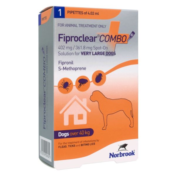 FIPROCLEAR COMBO 1 PIPETTA X CANI <40 KG