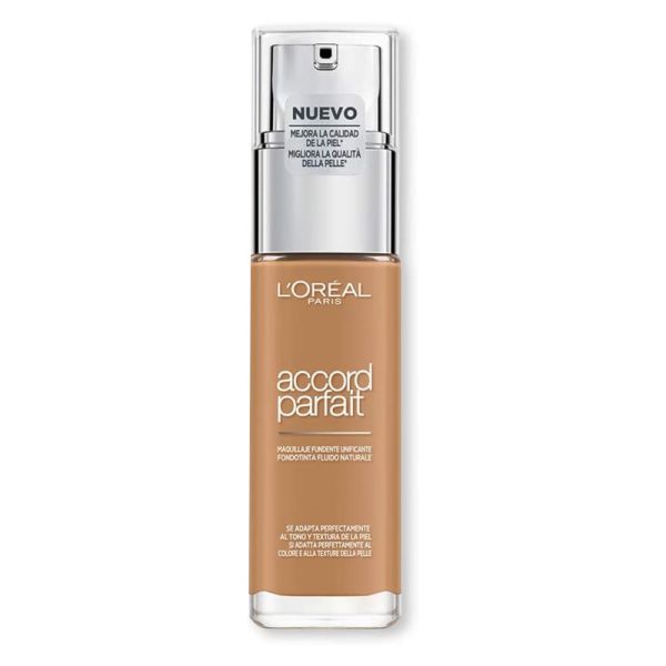 L'OREAL ACCORD PARFAIT FONDOTINTA FLUIDO N. 8.D/8.W