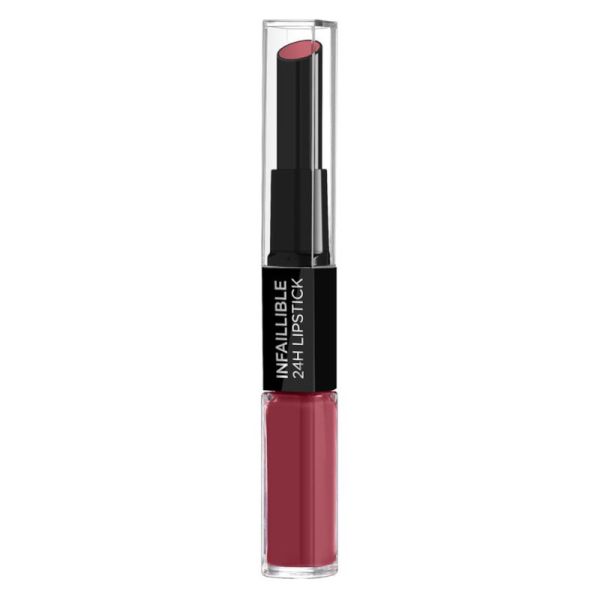 L'OREAL ROSSETTO INFAILLIBLE 2 STEP 24H 804 METRO-PROOF ROSE