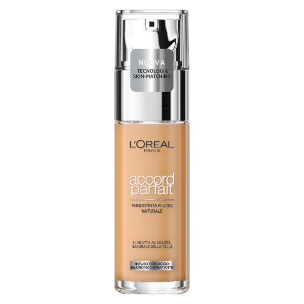L'OREAL ACCORD PARFAIT FONDOTINTA FLUIDO 5.5.R SOLEIL ROSE