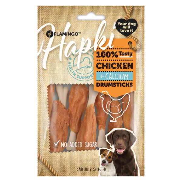 HAPKI OSSO DI CALCIO CON POLLO 85 G