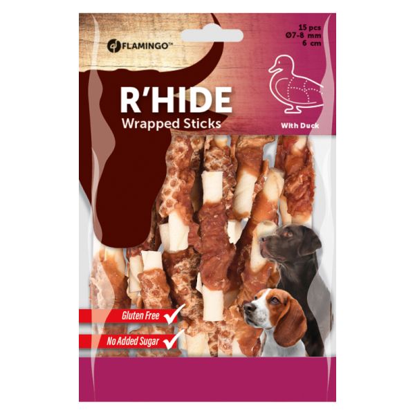 R'HIDE BASTONCINO CON ANATRA 15 PEZZI 100 G
