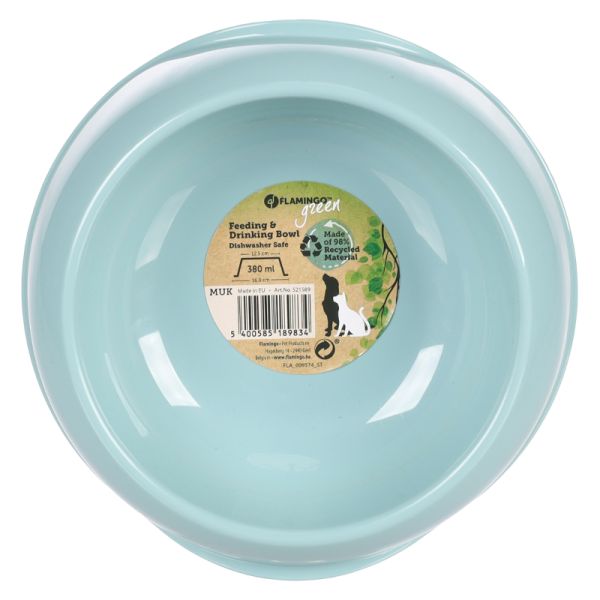 CIOTOLA PER CIBO E ACQUA MUK AZZURRO 380 ML