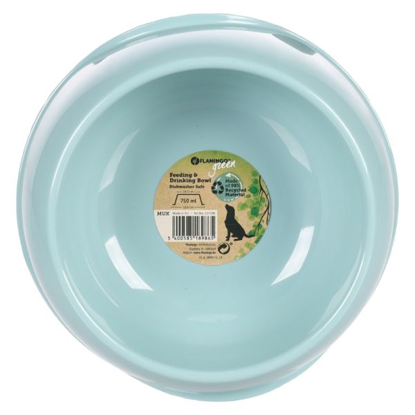 CIOTOLA PER CIBO E ACQUA MUK AZZURRO 750 ML