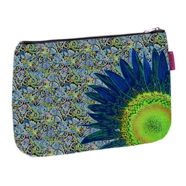 POCHETTE PORTACOSMETICI BERTONI LINEA SOLO MODELLO BLUE FLOWER