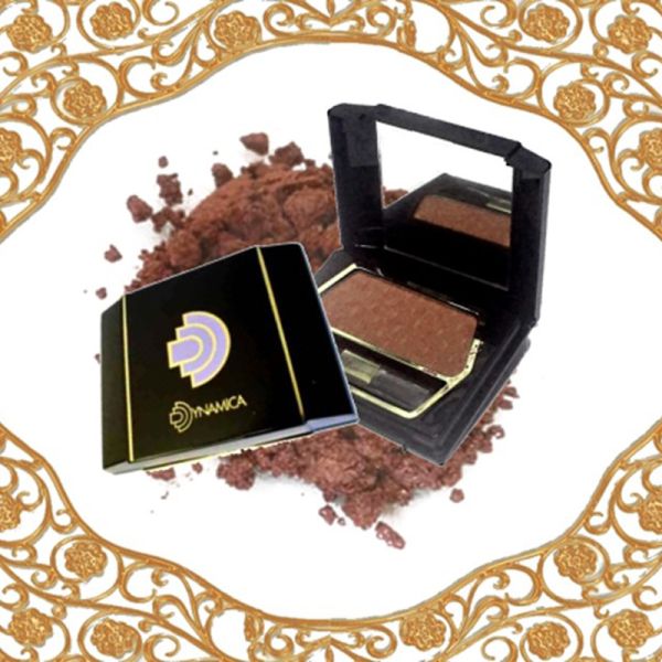 FARD COMPATTO SATINATO DYNAMICA TROUSSE LINEA NERA COLORE CACAO