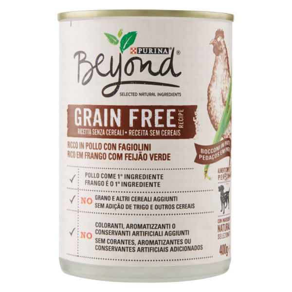 PURINA BEYOND POLLO E FAGIOLINI LATTA 400GR