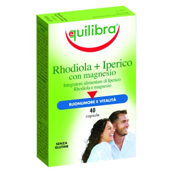 EQUILIBRA RHODIOLA + IPERICO 40 CPS
