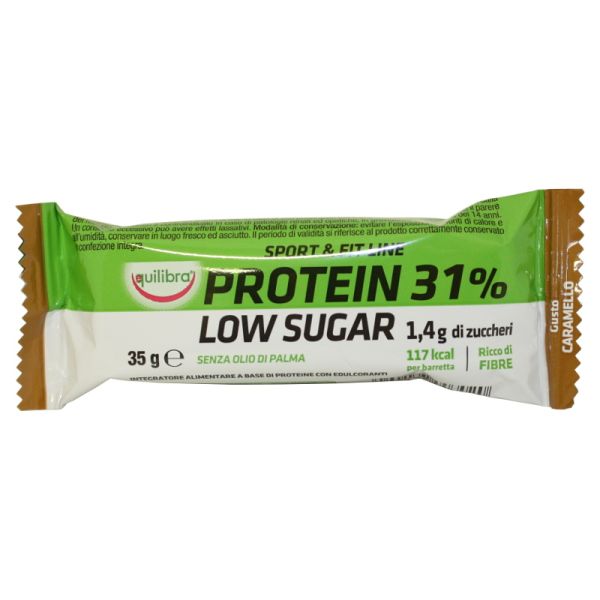 EQUILIBRA BARRETTA PROTEIN 31% LOW SUGAR CARAMELLO