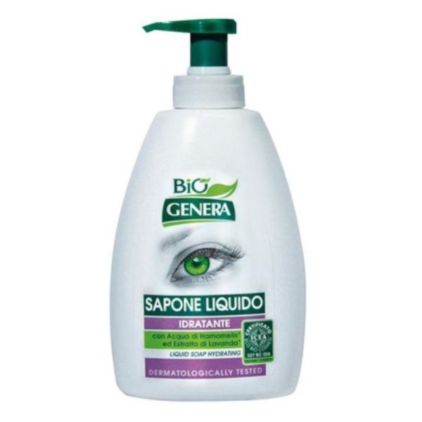 GENERA BIO SAPONE ACQUA DI HAMAMELIS E ESTRATTO DI LAVANDA 300 ML