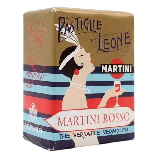 PASTIGLIE LEONE AL MARTINI ROSSO 30 G