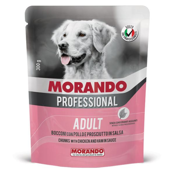 MORANDO PROFESSIONAL CANE ADULT BOCCONI POLLO PROSCIUTTO 300 G