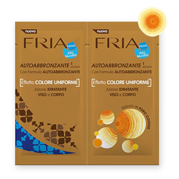 FRIA SALVIETTE AUTOABBRONZANTI VISO CORPO 2 PEZZI