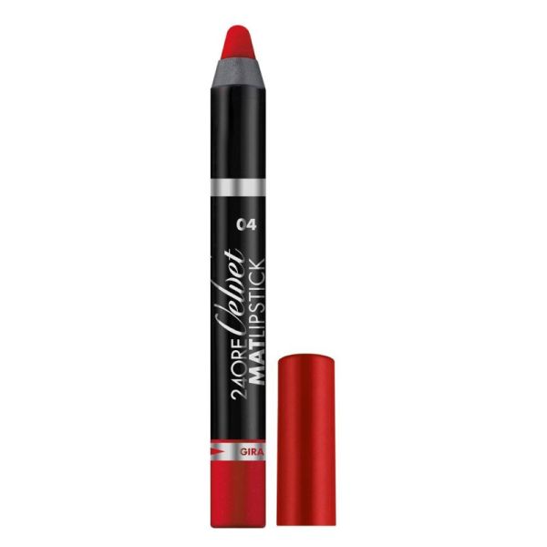DEBORAH MILANO 24ORE VELVET MAT LIPSTICK 04 CHERRY