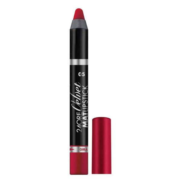 DEBORAH MILANO 24ORE VELVET MAT LIPSTICK 05 RED