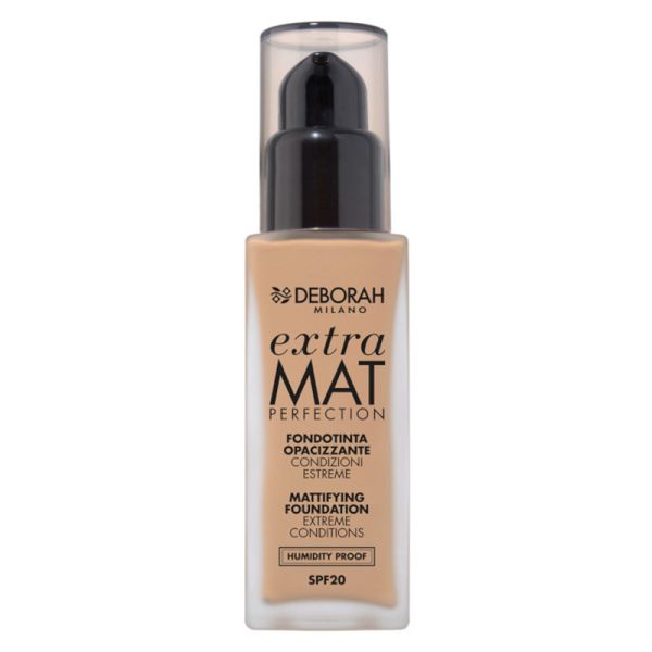 DEBORAH MILANO FONDOTINTA EXTRA MAT PERFECTION 3.3 GOLD 30 ML