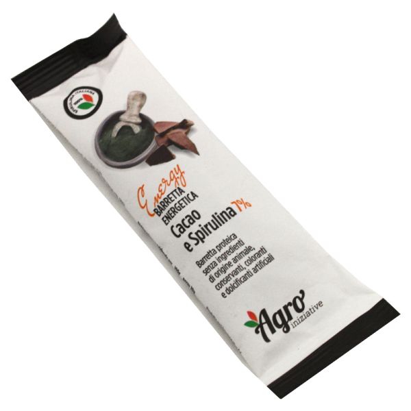 BIO BARRETTA ENERGETICA CACAO E SPIRULINA 7%