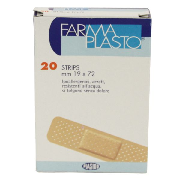 CEROTTO IPOALLERGENICO AERATO FARMAPLASTO 19X72 20 PEZZI
