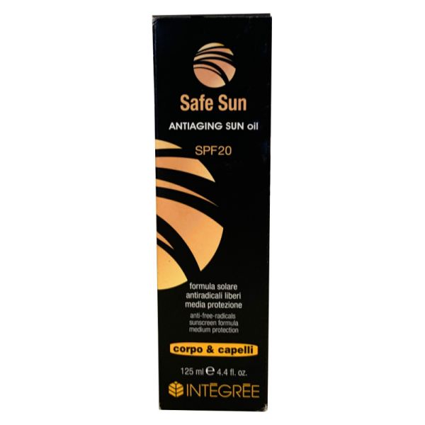 INTEGREE SAFE SUN ANTIAGING SUN OIL SPF20 125 ML