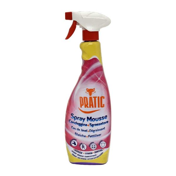 PRATIC SPRAY MOUSSE CANDEGGINA + SGRASSATORE  700 ML