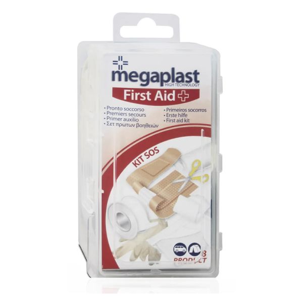 PRONTO SOCCORSO KIT SOS SCATOLA PLASTICA