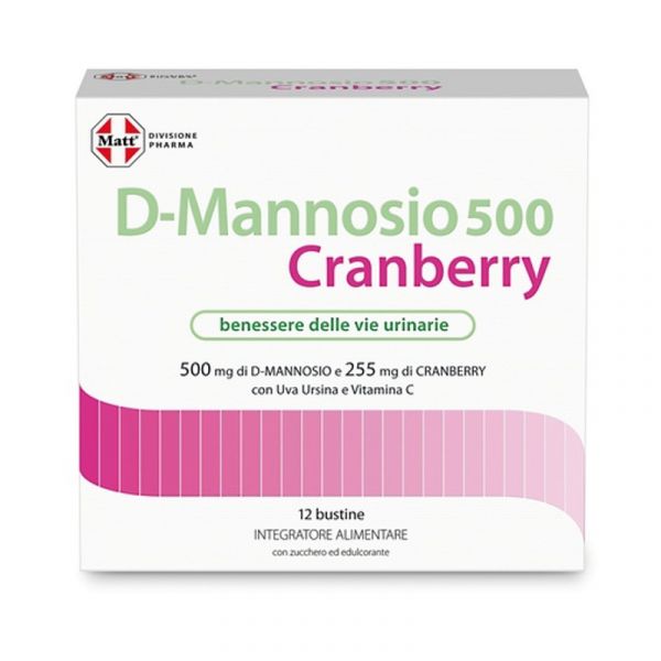 MATT&DIET D-MANNOSIO CRANBERRY 12 BST