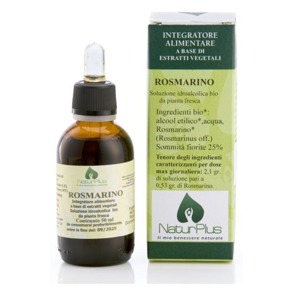 NATURPLUS TINTURA MADRE ROSMARINO BIO 50 ML