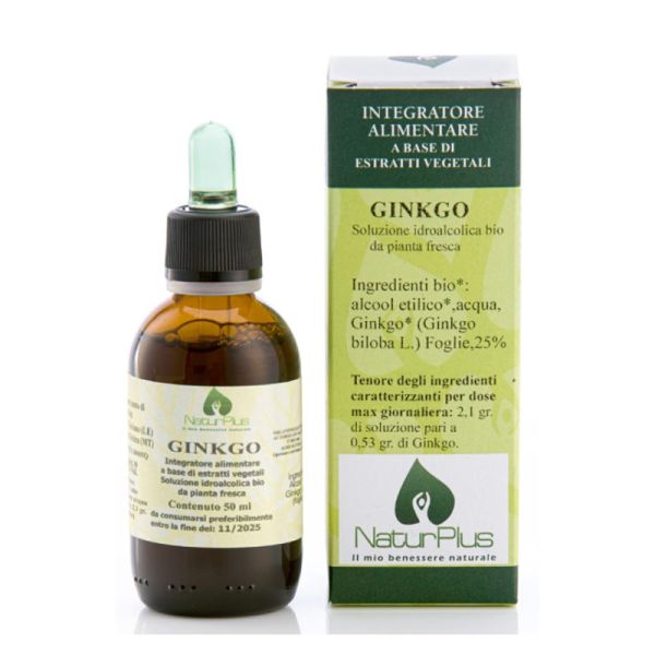 NATURPLUS TINTURA MADRE GINGKO BIO 50 ML