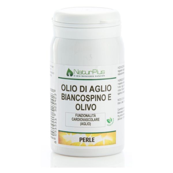 NATURPLUS OLIO DI AGLIO BIANCOSPINO E OLIVO 100 PERLE