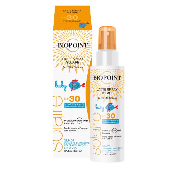 BIOPOINT LATTE SOLARE SPRAY BABY SPF 30 150 ML