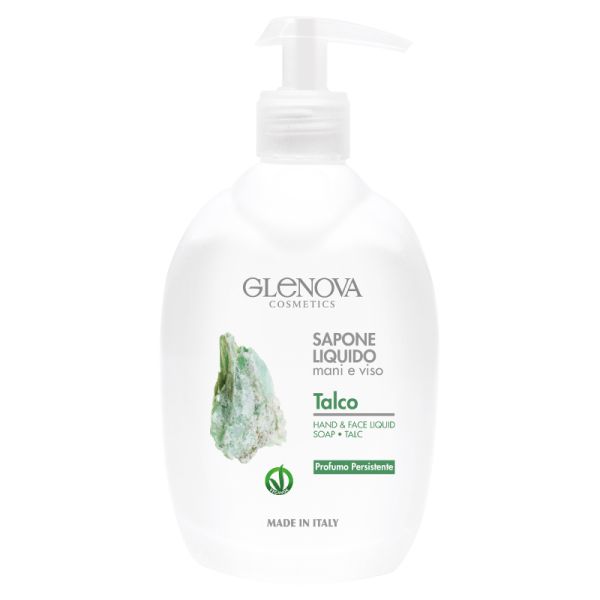 GLENOVA SAPONE LIQUIDO MANI E VISO TALCO 500 ML