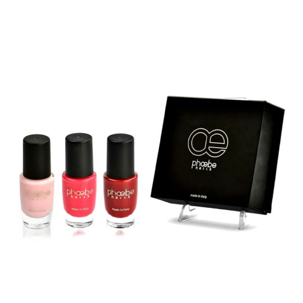 KIT UNGHIE IFIGENIA 3 SMALTI COLORATI PHOEBE NAILS