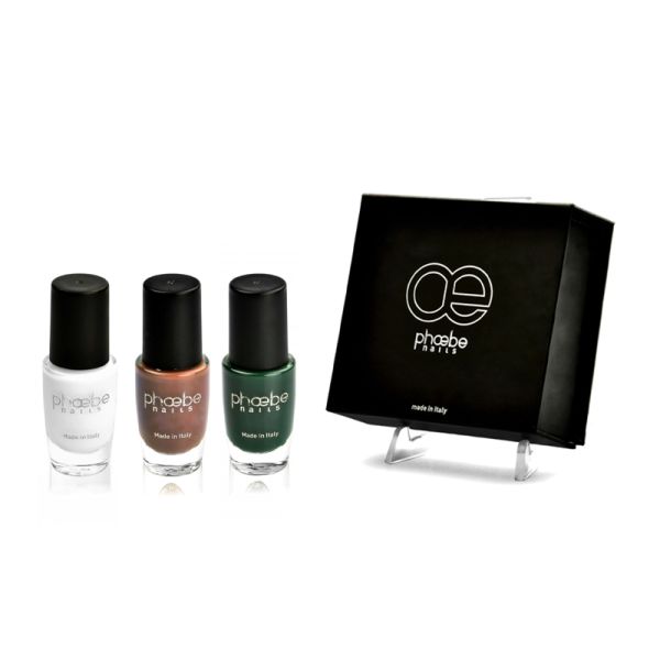 KIT UNGHIE EGLE 3 SMALTI COLORATI PHOEBE NAILS